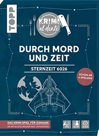 cover des krimidinner spiels Sternzeit 6026 - Durch Mord und Zeit