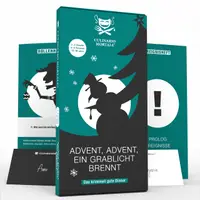 cover des krimidinner spiels Advent, Advent, ein Grablicht brennt