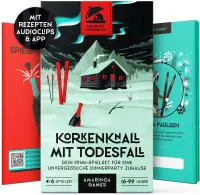 cover des krimidinner spiels Korkenknall mit Todesfall